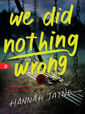 cover image of We Did Nothing Wrong
